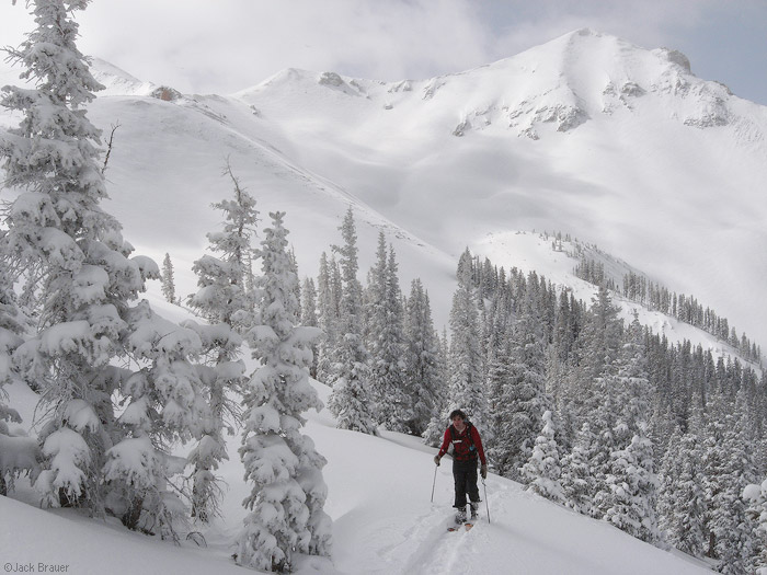 Snowy Skinning San Juan Mountains Colorado Mountain Photography By